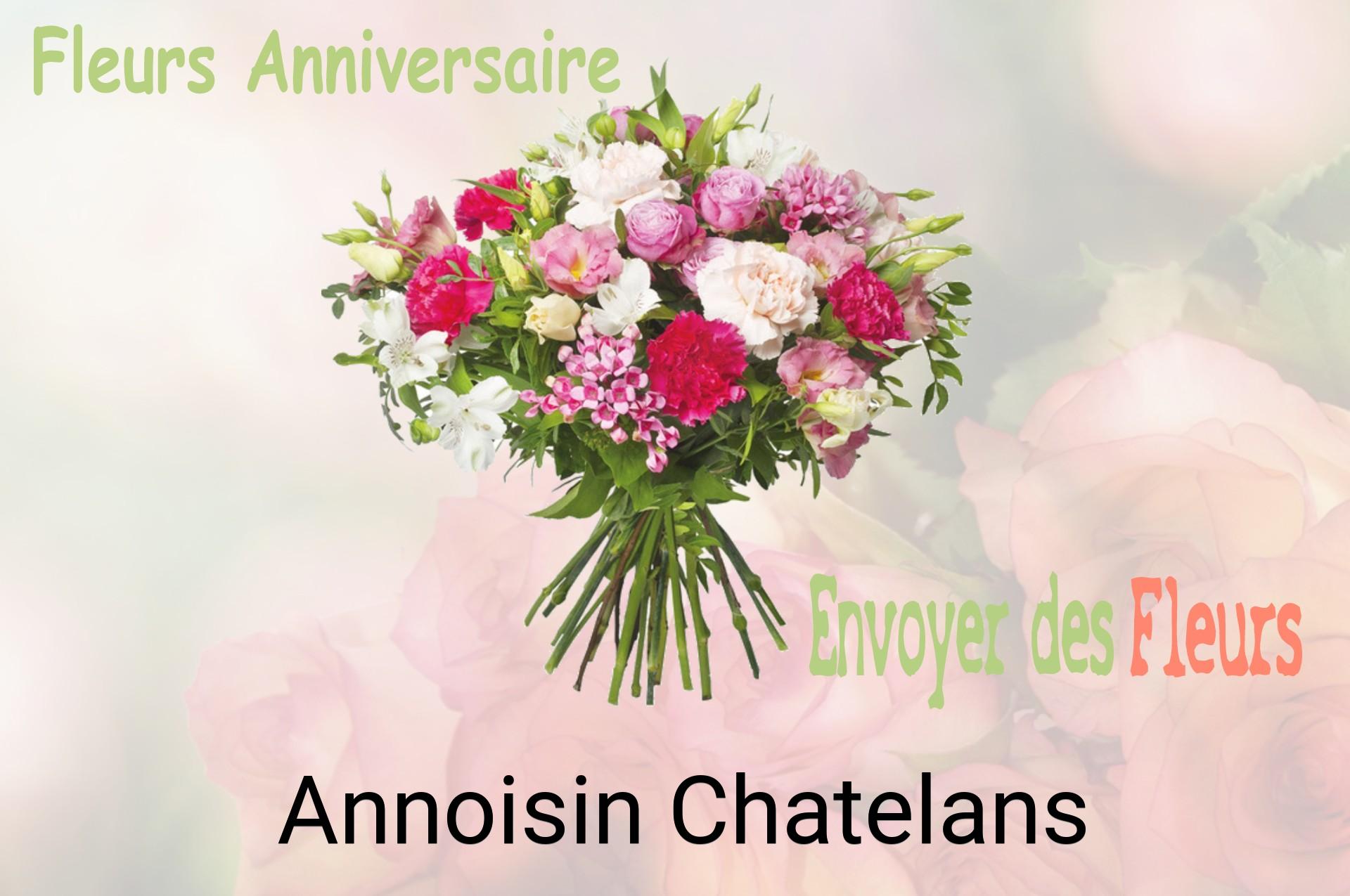 Bouquet de fleurs d’anniversaire livré à Annoisin-Chatelans